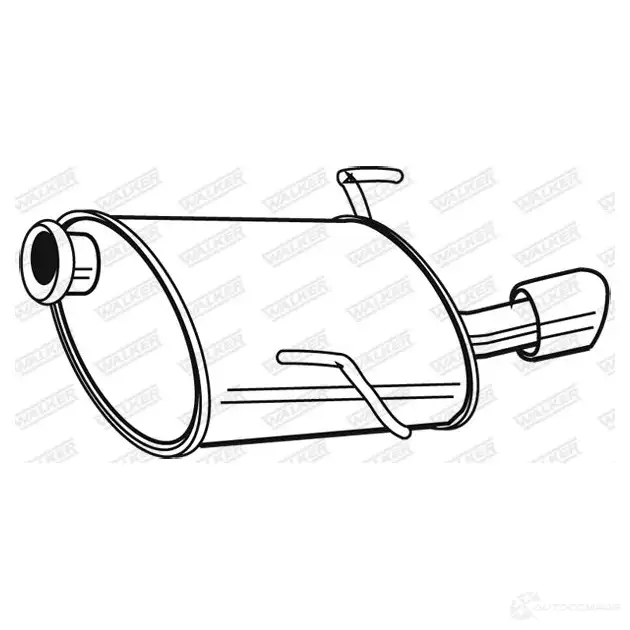 Задний глушитель WALKER M CO3W3 22949 129741 3277490229496 изображение 0