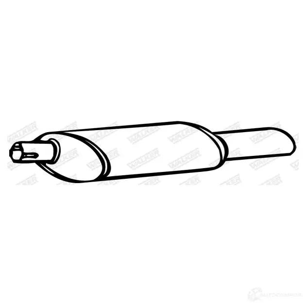 Задний глушитель WALKER M53G NA 126185 3277490173577 17357
