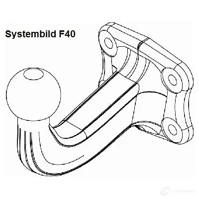 Буксировочный крюк WESTFALIA 4250141108493 600259 313149600001 R3 I6Q