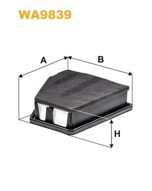 Воздушный фильтр WIX FILTERS 1B52U TM WA9839 XZV6ZX 1225032674