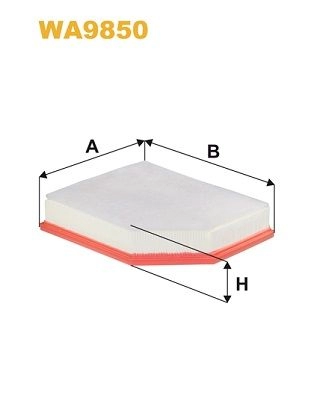 Воздушный фильтр WIX FILTERS H A3ZU WA9850 1225032692 TEUQHNW