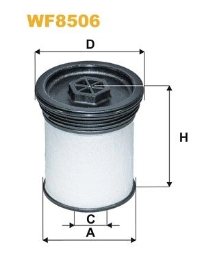 Топливный фильтр WIX FILTERS X2Y54Y6 WF8506 2532974 41NK 0
