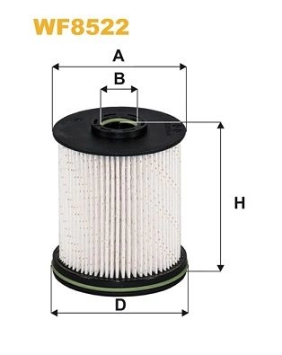 Топливный фильтр WIX FILTERS D3E ZG 3X7T2 1225039982 WF8522 изображение 0