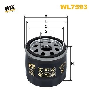 Деталь WIX FILTERS Q456RL XB 27Q 1300476734 WL7593 изображение 0