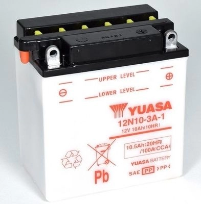 Аккумулятор 10.5 ач обратная 100 а 12 в 135x90x145 YUASA KM1O LS 12N103A1 5050694010361 1424867695