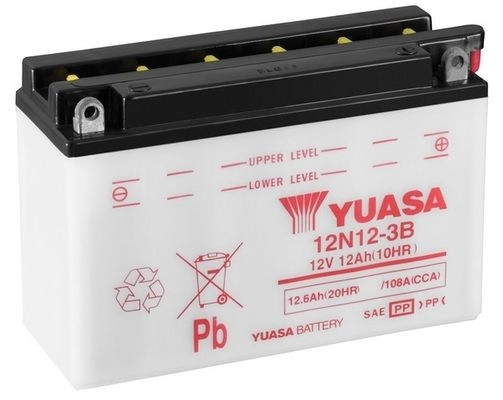 Аккумулятор 12.6 ач обратная 108 а 12 в 202x76x134 YUASA 1424867697 5050694005022 XSP VX 12N123B