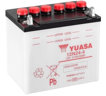 Аккумулятор 25.3 ач прямая 190 а 12 в 184x124x179 YUASA 5050694005077 1424867699 Y CSLTR 12N244
