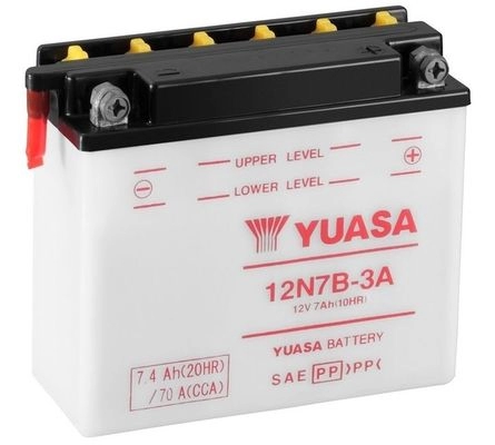 Аккумулятор 7.4 ач обратная 70 а 12 в 151x61x131 YUASA 5050694007231 12N7B3A 6VD1 IL 1424867702