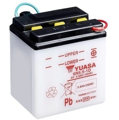 Аккумулятор 5.8 ач обратная а 6 в 90x70x100 YUASA 5050694010484 5O 5C5 1424867718 6N551D