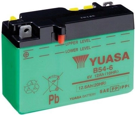 Аккумулятор 12.6 ач прямая а 6 в 156x57x116 YUASA 1424867721 PR8 DF3 5050694005299 B546