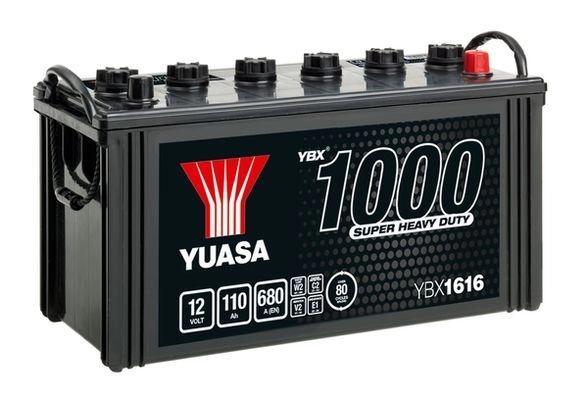 Аккумулятор 110 ач обратная 680 а 12 в 407x176x234 YUASA 1437034995 6NC CKK2 YBX1616