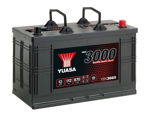 Аккумулятор 112 ач обратная 870 а 12 в 346x173x234 YUASA 1437035029 YBX3665 W 00EJ