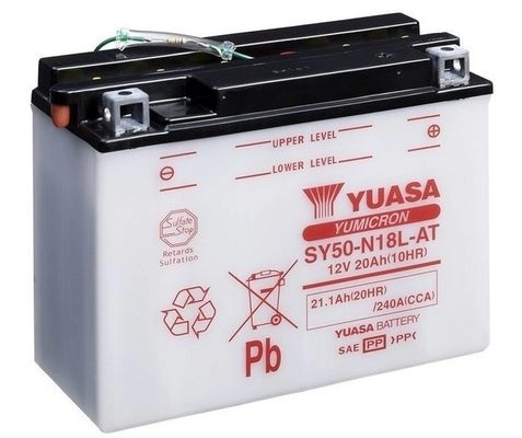 Аккумулятор 21.1 ач обратная 240 а 12 в yumicron 205x90x162 YUASA TCQDIJ I 1424867723 SY50N18LAT 5050694005671