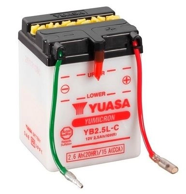 Аккумулятор 2.6 ач обратная 15 а 12 в yumicron 81x71x106 YUASA 5050694000089 YB25LC E8 4SMY3 1424867736