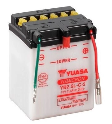 Аккумулятор 2.6 ач обратная 15 а 12 в yumicron 81x71x106 YUASA 1424867738 3B 6X1D9 5050694005336 YB25LC2