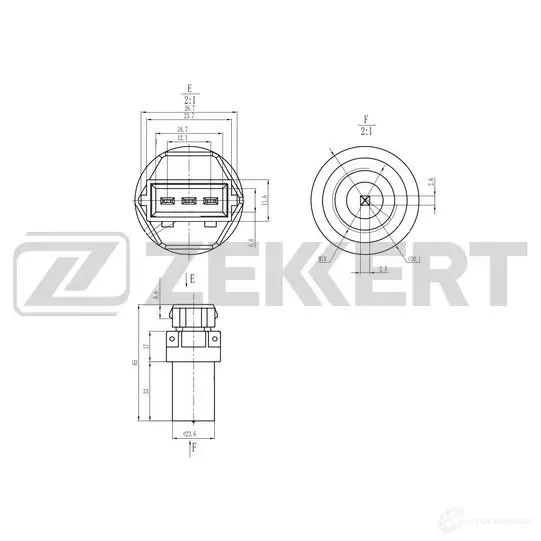 Датчик скорости ZEKKERT 1440198837 SE-8513 A8FBK 6 изображение 0