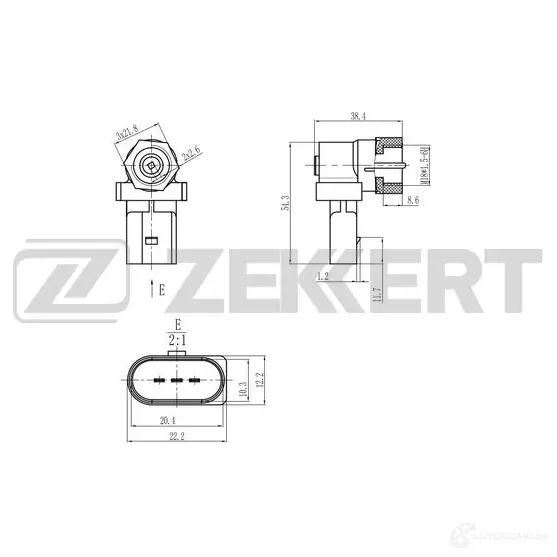 Датчик скорости ZEKKERT SE-8508 1440198842 S3 27BV изображение 0