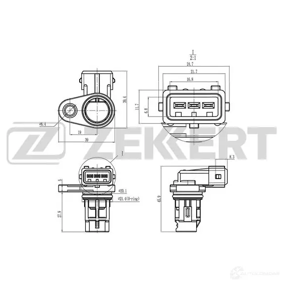 Блок управления двигателем ZEKKERT CX 49NLS 1440199061 SE-5057 изображение 0