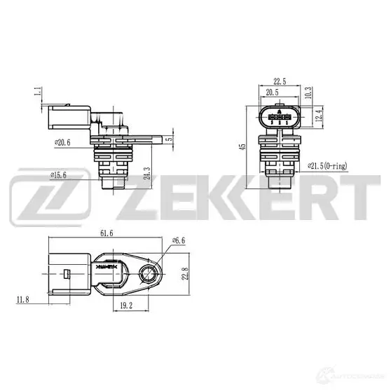 Блок управления двигателем ZEKKERT SE-5056 1440199062 V5PG T изображение 0