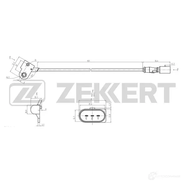Блок управления двигателем ZEKKERT C8F N3QA 1440199066 SE-5052 изображение 0