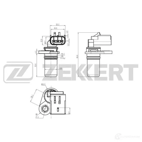 Блок управления двигателем ZEKKERT 1440199075 SE-5044 30U IN изображение 0
