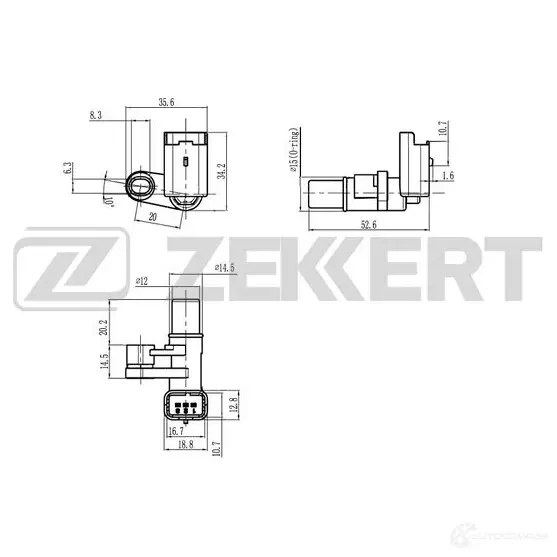 Блок управления двигателем ZEKKERT SE-5042 RF DMIOW 1440199077 изображение 0
