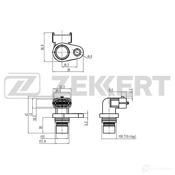 Блок управления двигателем ZEKKERT SE-5036 0R MKE7 1440199081 изображение 0