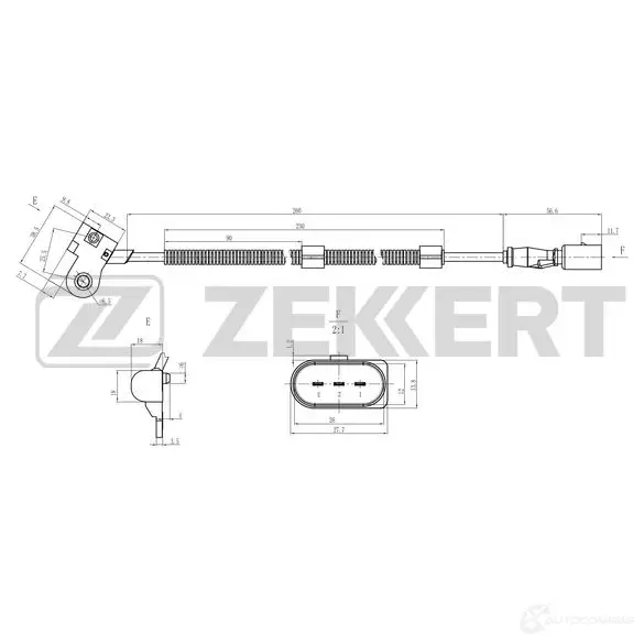 Блок управления двигателем ZEKKERT WB F6EFK 1440199084 SE-5035 изображение 0