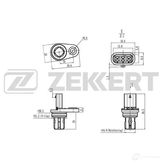 Блок управления двигателем ZEKKERT 1440199100 SE-5022 ZYA XG изображение 0