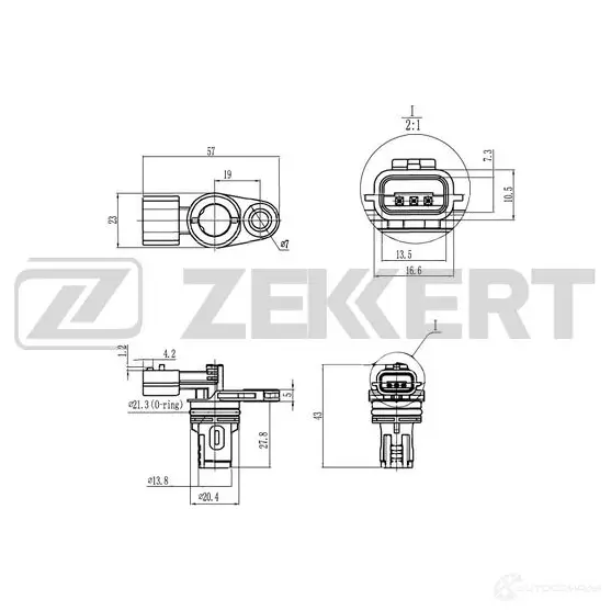 Блок управления двигателем ZEKKERT SE-5020 MPW 431 1440199102 изображение 0