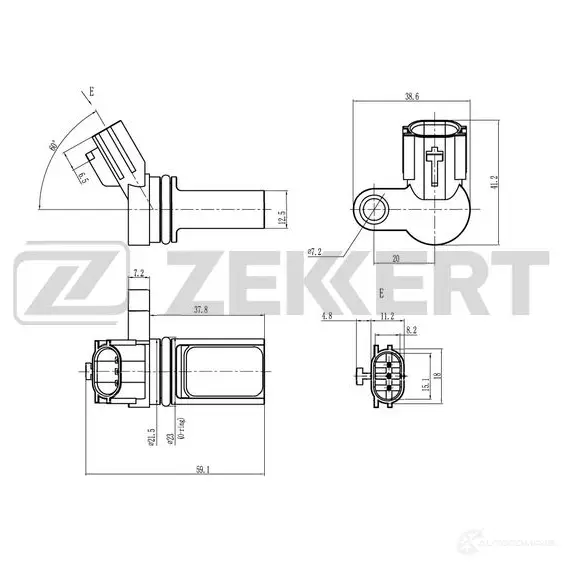 Блок управления двигателем ZEKKERT SE-5016 XSL FE 1440199105 изображение 0