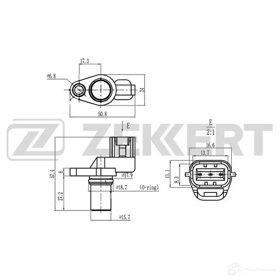 Блок управления двигателем ZEKKERT 1440199110 U 9I4SQ SE-5012 изображение 0