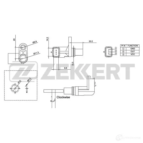 Блок управления двигателем ZEKKERT H N488 1440199125 SE-5001 изображение 0