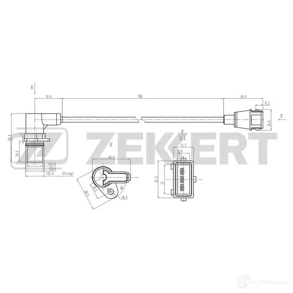 Блок управления двигателем ZEKKERT 6 CVRX SE-4127 1440199127 изображение 0