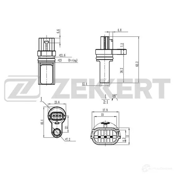 Блок управления двигателем ZEKKERT SE-4123 R 2S4ES 1440199130 изображение 0