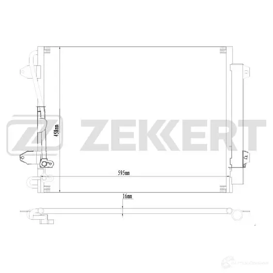 Радиатор кондиционера ZEKKERT MK-3194 0QV9Q LJ 1440200163 изображение 0
