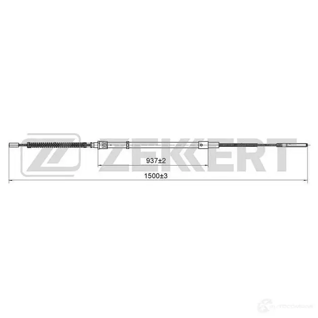 Трос ручника ZEKKERT BZ-1176 1440204664 WCL 29