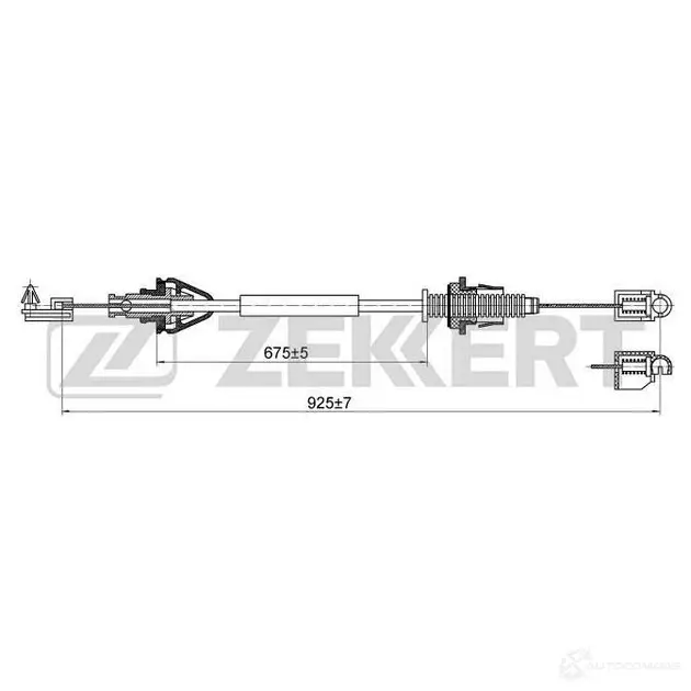 Трос газа ZEKKERT XG7E U 1440204668 BZ-1164