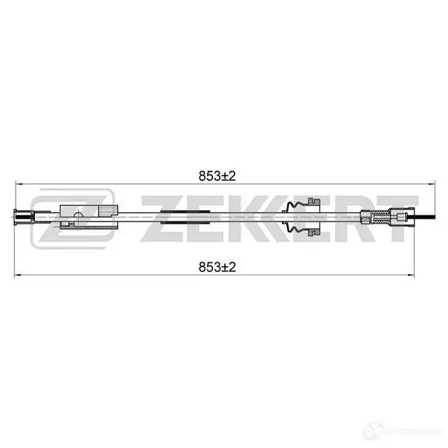 Тросик спидометра ZEKKERT BZ-1155 W IY6V 1440204671