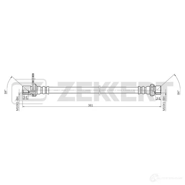 Тормозной шланг ZEKKERT BS-9521 1440204753 93 S9V изображение 0