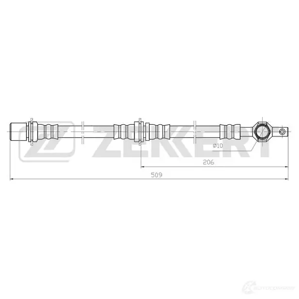 Тормозной шланг ZEKKERT BS-9517 G3 5BO3 1440204756