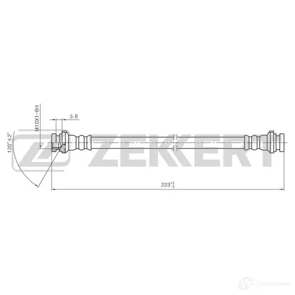 Тормозной шланг ZEKKERT 4SO CLF BS-9438 1440204817