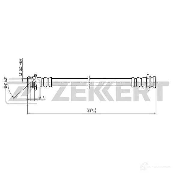 Тормозной шланг ZEKKERT 1440204852 BS-9394 3FA POJ