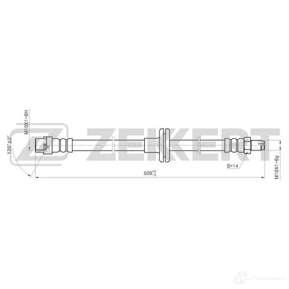Тормозной шланг ZEKKERT 1N0YN 0 1440204872 BS-9323