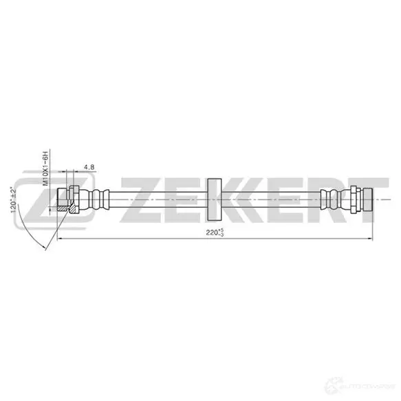 Тормозной шланг ZEKKERT SKUI87 O 1440204876 BS-9295