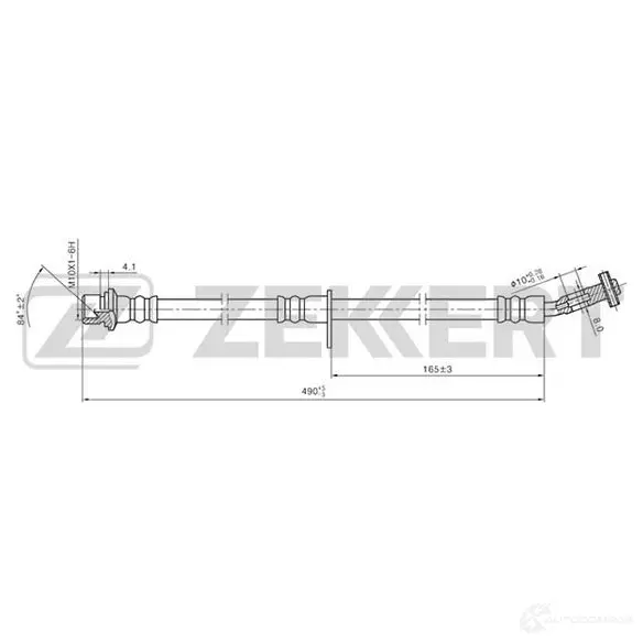 Тормозной шланг ZEKKERT BS-9277 1440204881 3T TGE изображение 0
