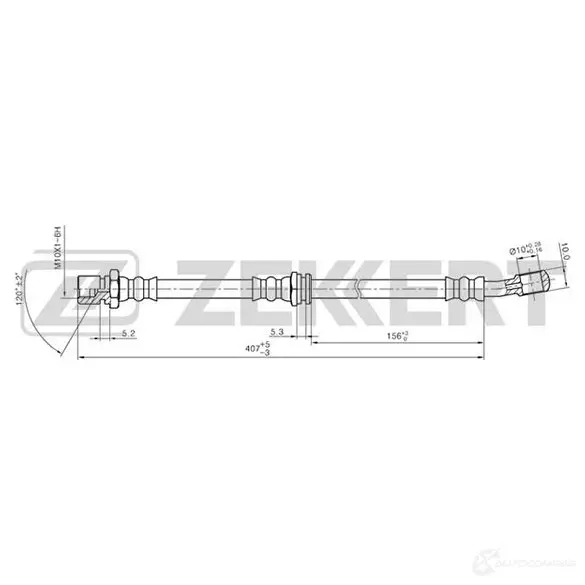 Тормозной шланг ZEKKERT TYXO 46 BS-9251 1440204890 изображение 0