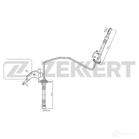 Тормозной шланг ZEKKERT 17 KV1C BS-9233 1440204901 изображение 0