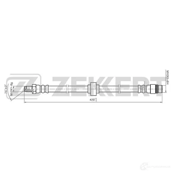 Тормозной шланг ZEKKERT BS-9225 JOLXZ G4 1440204905 изображение 0
