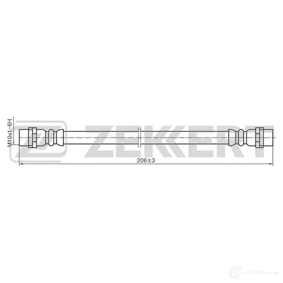 Тормозной шланг ZEKKERT 1440204919 BS-9193 IRTV QI